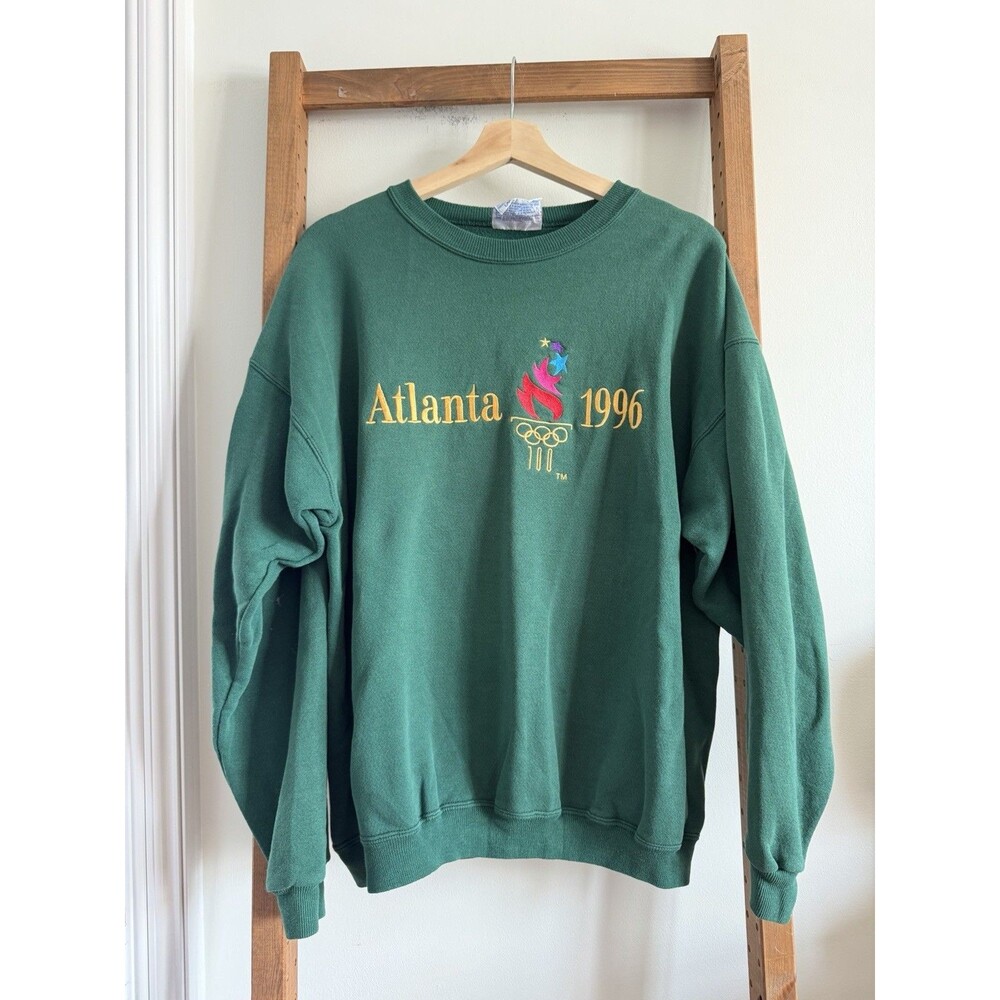 Vintage 1996 Atlanta Olympics Crewneck Sweatshirt Size Large Hanes